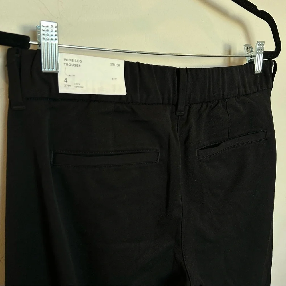 American Eagle Low-Rise Trouser, Black, 4 Long